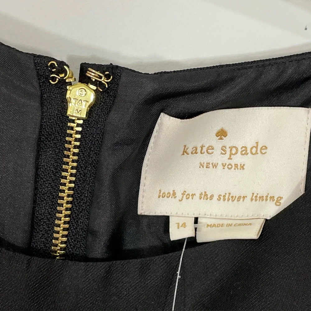 NWT Kate Spade Fit and Flare Colorblock Dress Sz 14 Zahara in play the wild card
